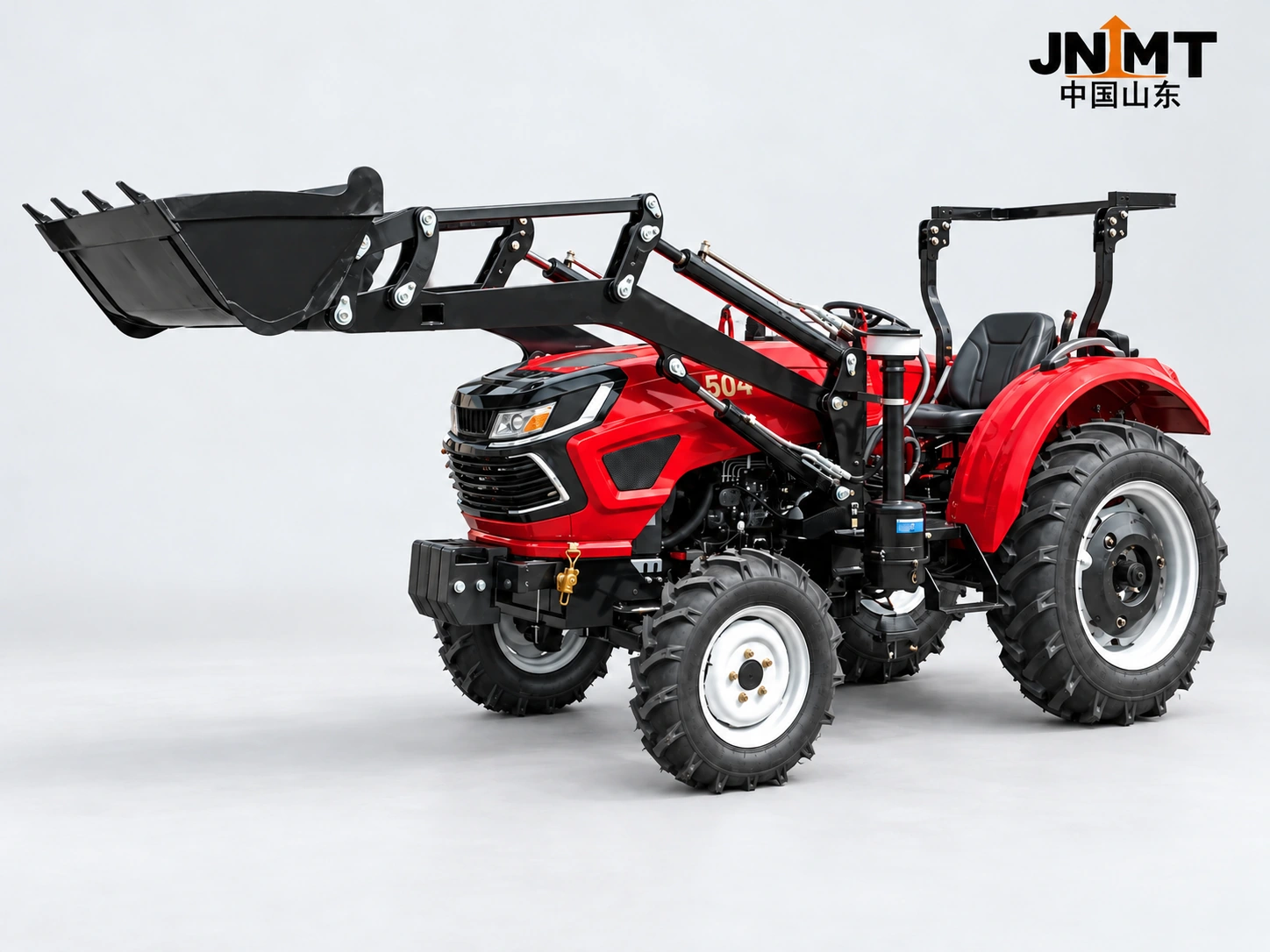 504-604 Wheeled Tractor with Loader Bucket